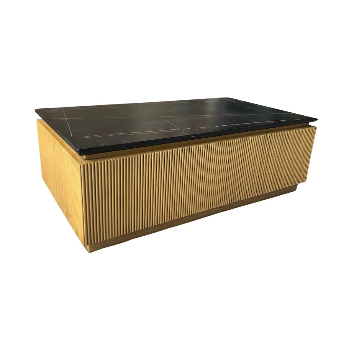 SALONTAFEL LOQUM 130X70 BLACK CERAMIC TOP