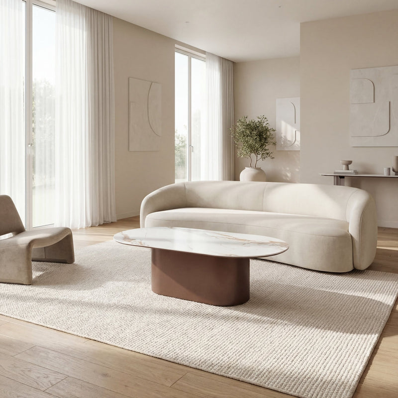 Isabella Brown salontafel - Wow Home 130X70X45