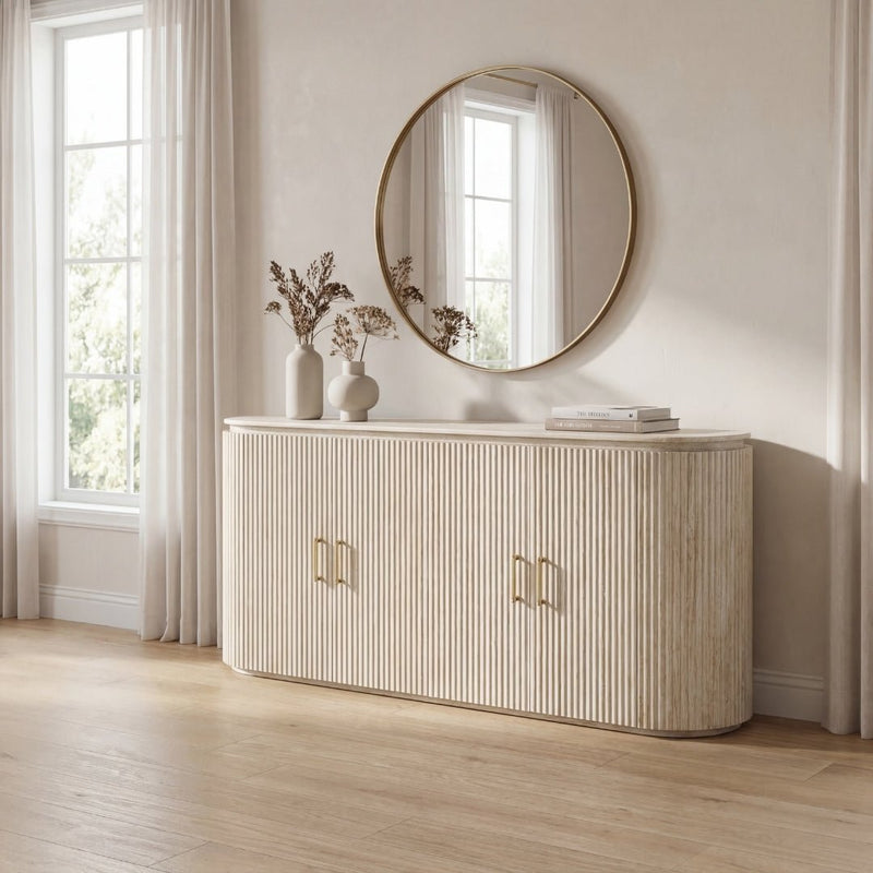 Flint stone dressoir - Wow Home 180x40x45