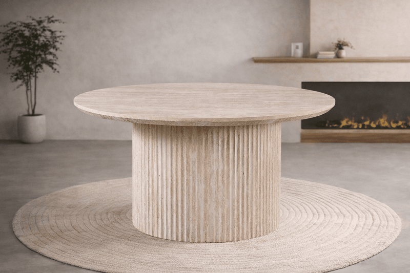 SALONTAFEL LAGOS ROND - Wow Home Beige 80Ø