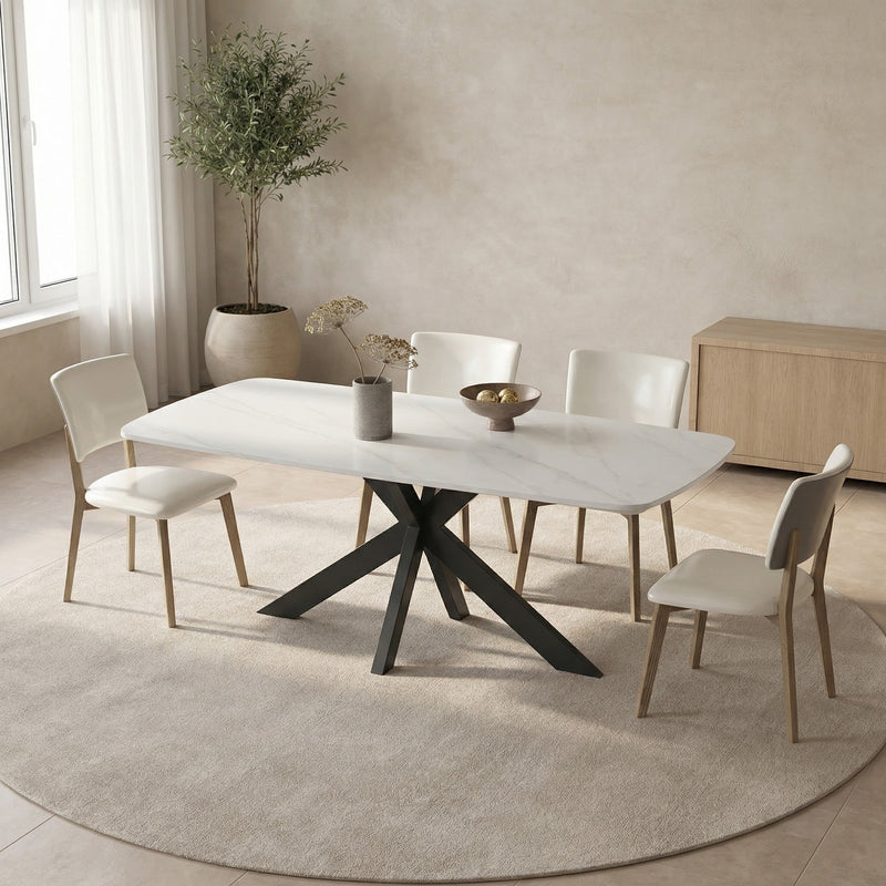 EETTAFEL APOLLO - Wow Home Wit 180X90X76