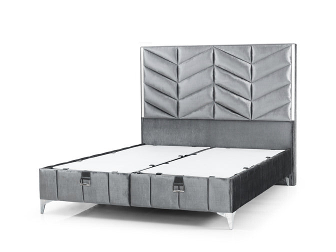 Lotus Bettset inkl. 2x Nachttisch + Bank