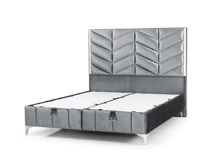 Lotus Bettset inkl. 2x Nachttisch + Bank