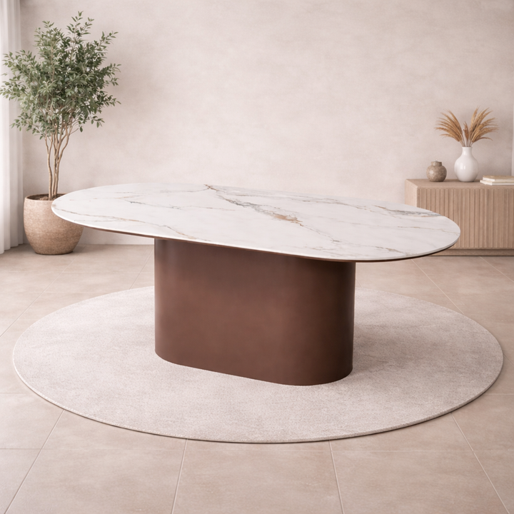 Isabella Brown Eettafel ovaal