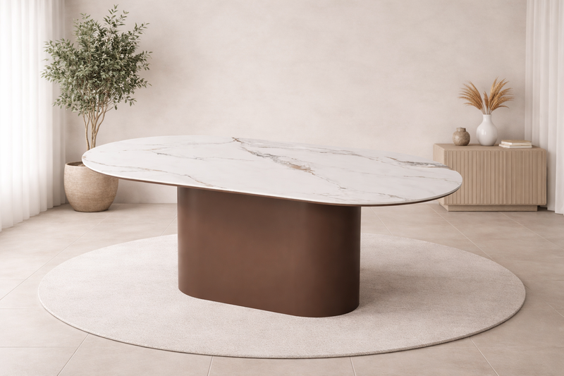 Isabella Brown Eettafel ovaal