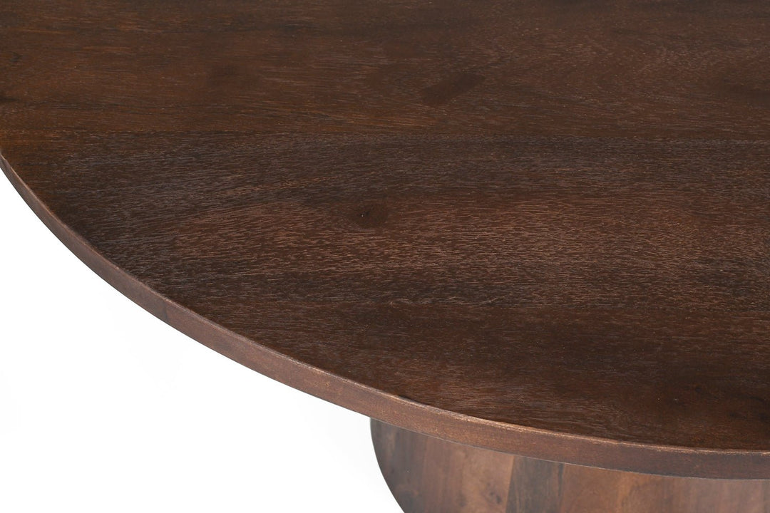 TAFEL TOMMY 130Ø - Wow Home 130 DIA Rond Bruin