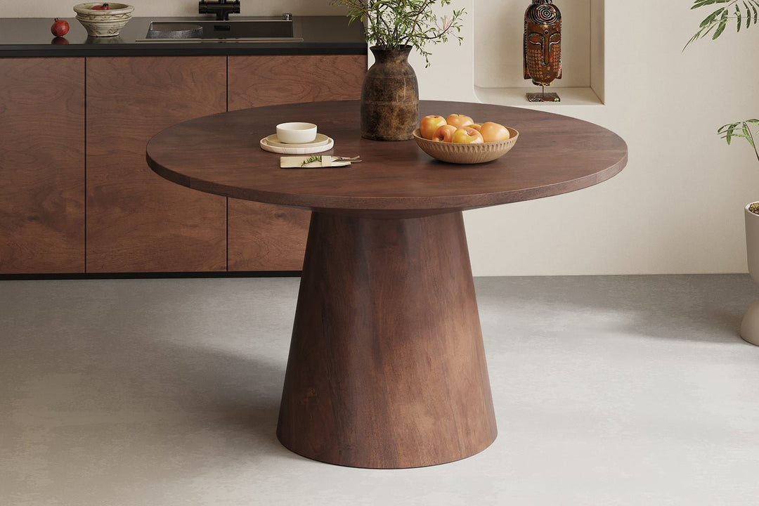 TAFEL TOMMY 130Ø - Wow Home 130 DIA Rond Bruin
