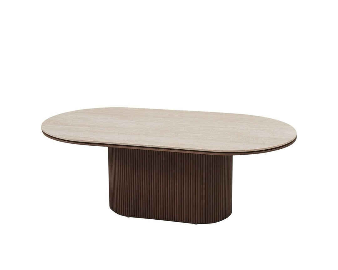 AQUA BROWN SALONTAFEL 130x70x45cm - Wow Home 130x70x45