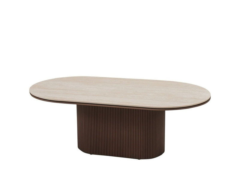 AQUA BROWN SALONTAFEL 130x70x45cm - Wow Home 130x70x45