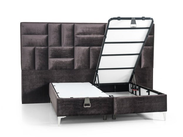 Icon bedset incl. 2x nachtkast + bench - Wow Home 160x200