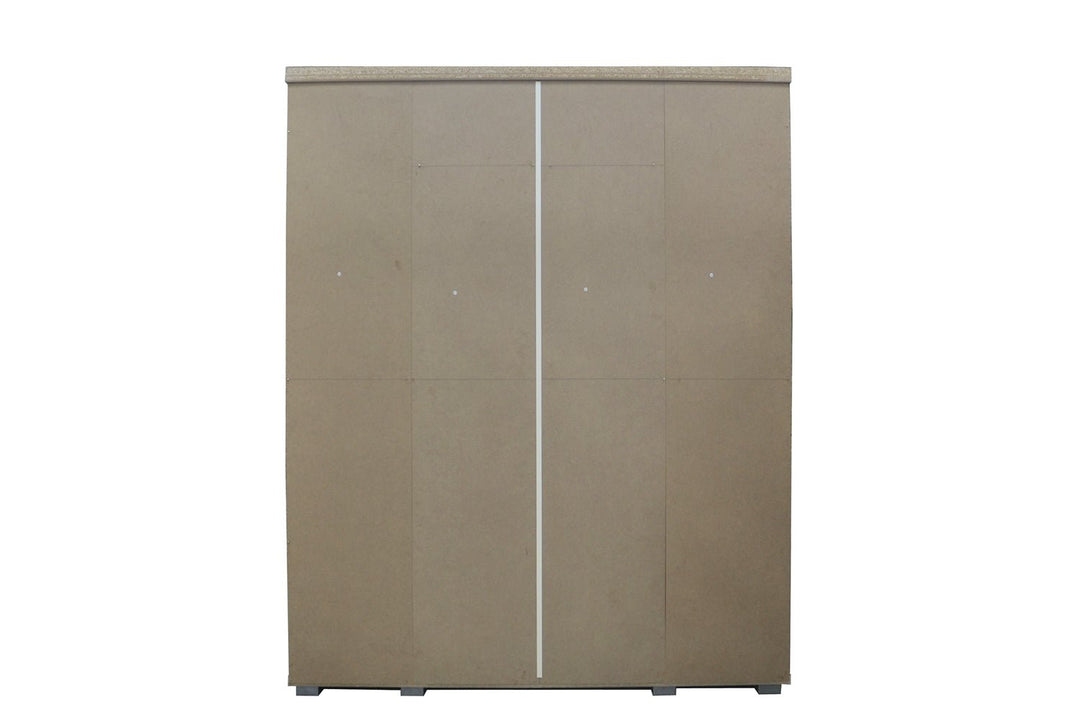 KLEDINGKAST MIKE 4 DEUREN WIT - Wow Home 80x183 cm