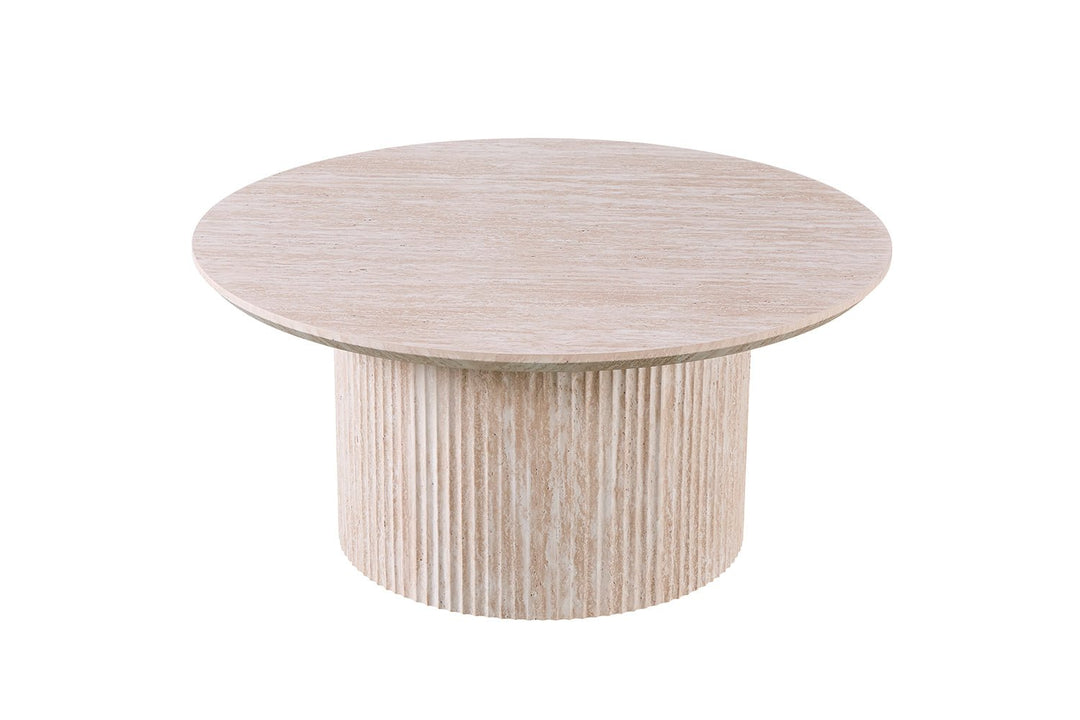 SALONTAFEL LAGOS ROND - Wow Home Beige 80Ø