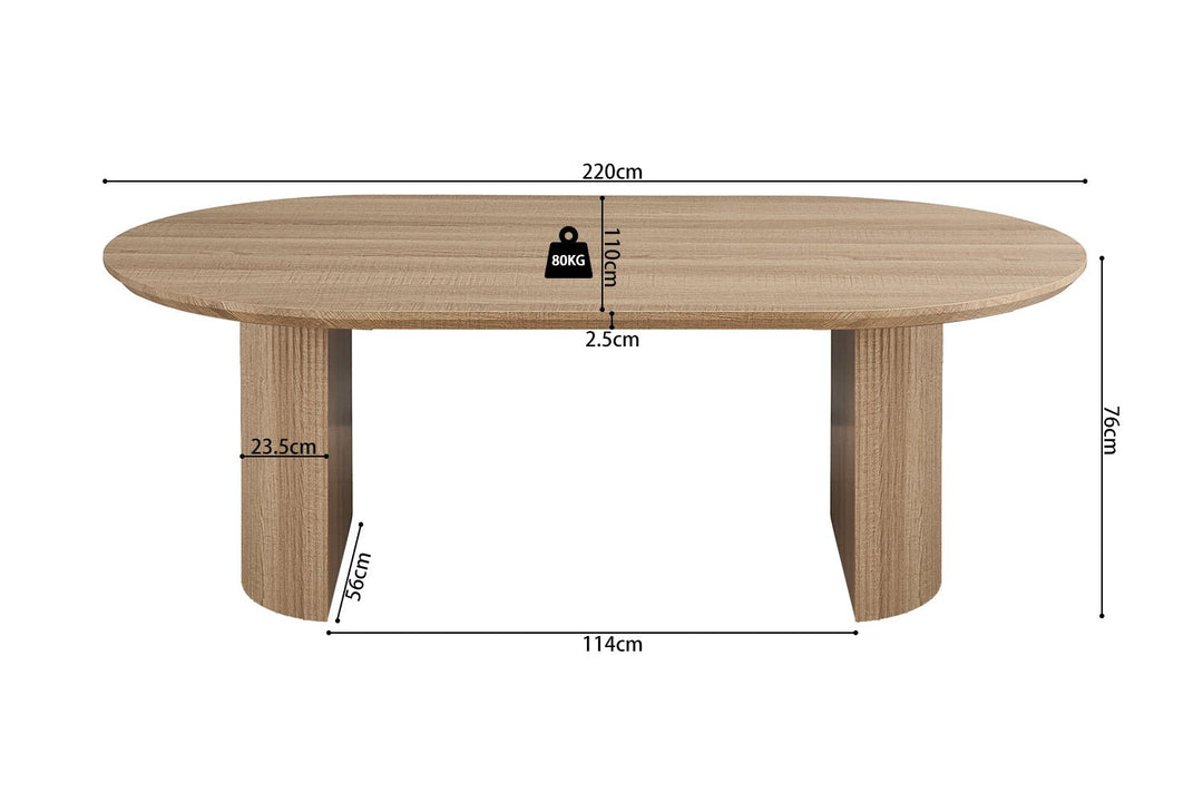 TAFEL LAGOS - Wow Home Beige 200 CM