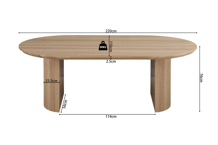 TAFEL LAGOS - Wow Home Beige 200 CM