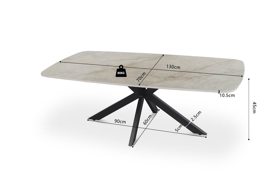 SALONTAFEL APOLLO - Wow Home Beige 130x70