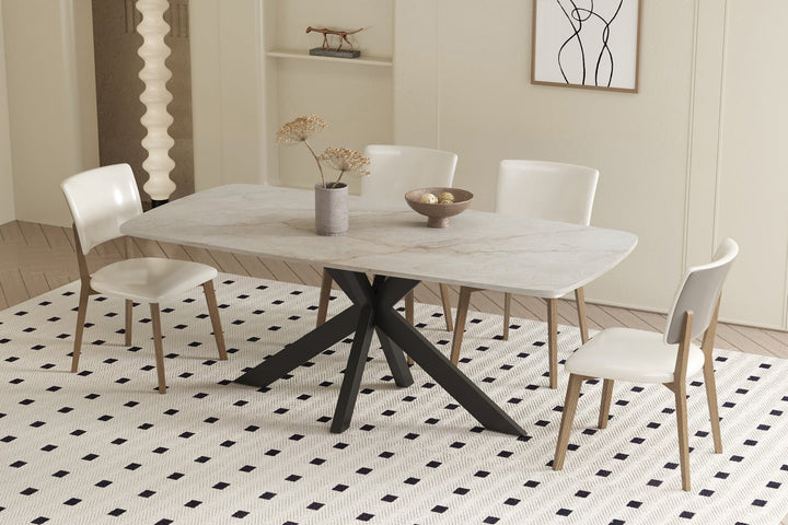 EETTAFEL APOLLO - Wow Home Beige 180X90X76