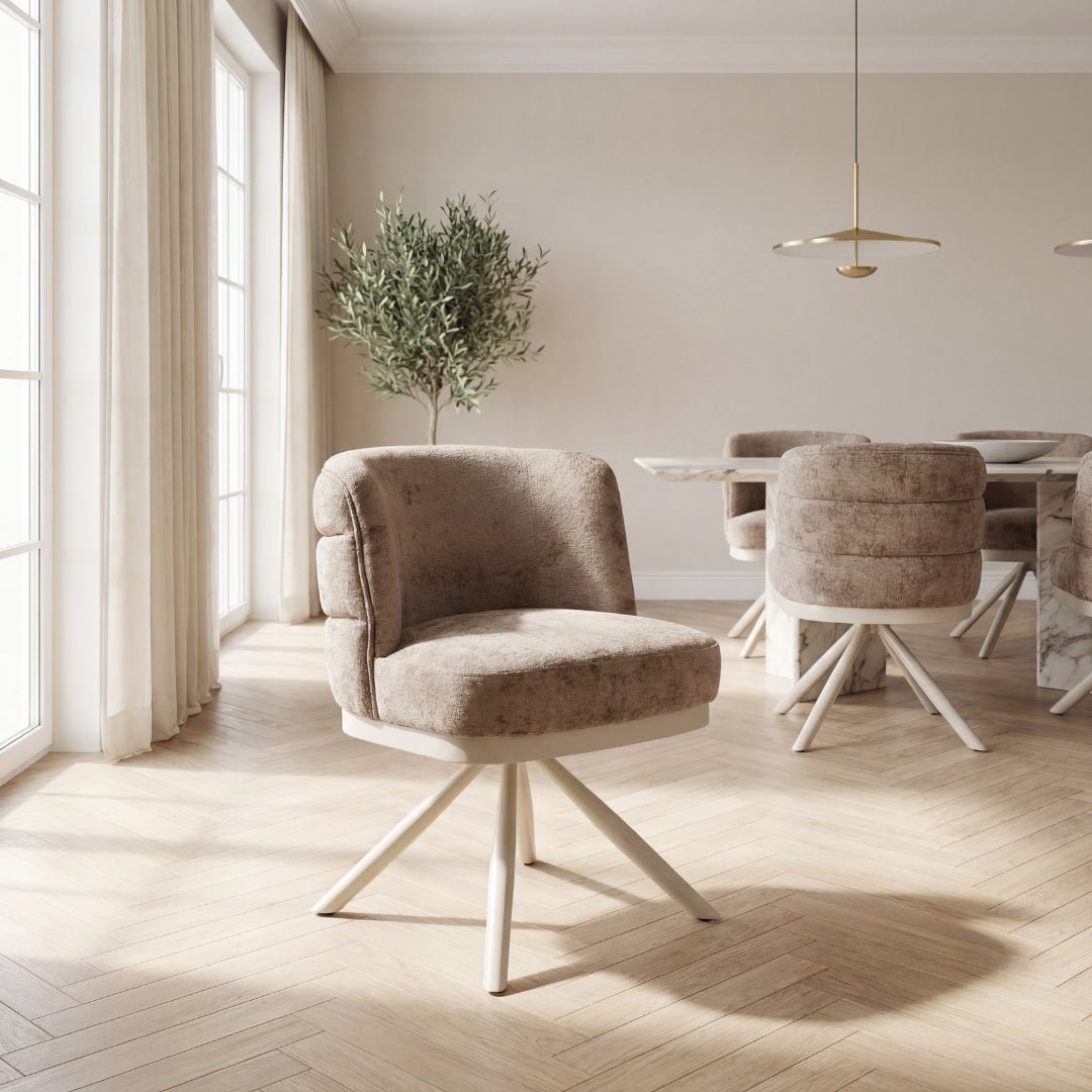 CORFU STOEL - Wow Home Bruin wit