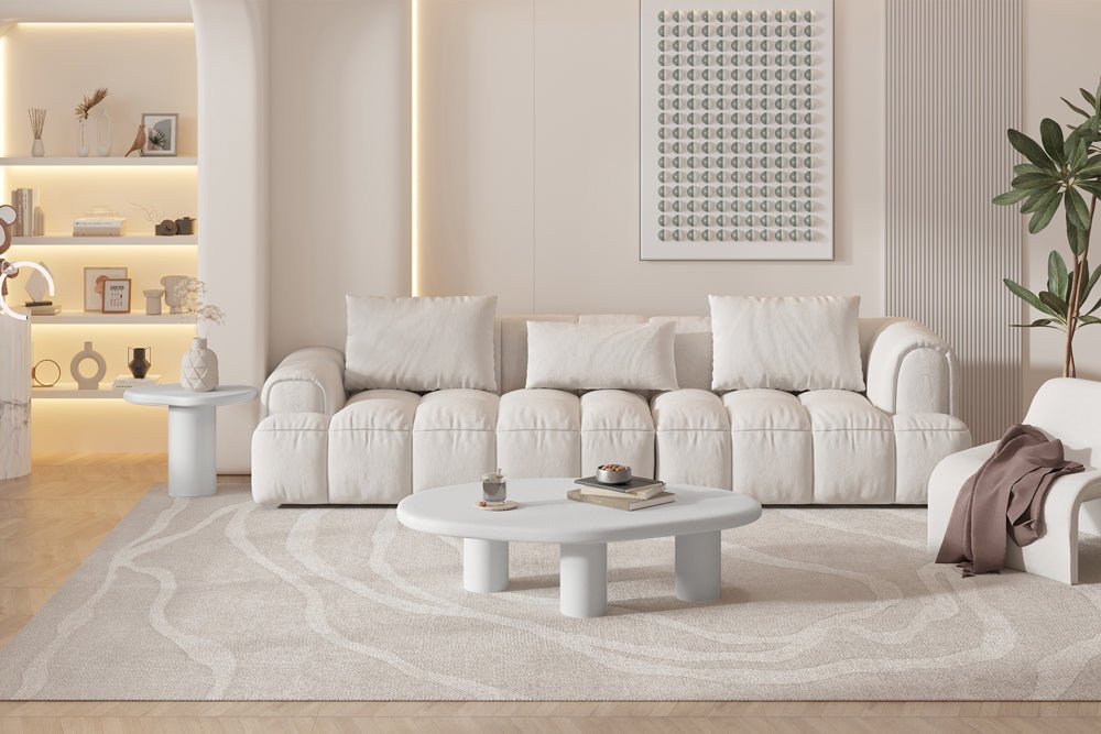 SALONTAFEL TAVIRA OVAAL - Wow Home Cement 120x70