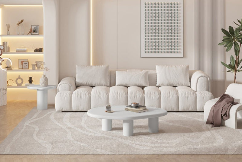 SALONTAFEL TAVIRA OVAAL - Wow Home Cement 120x70