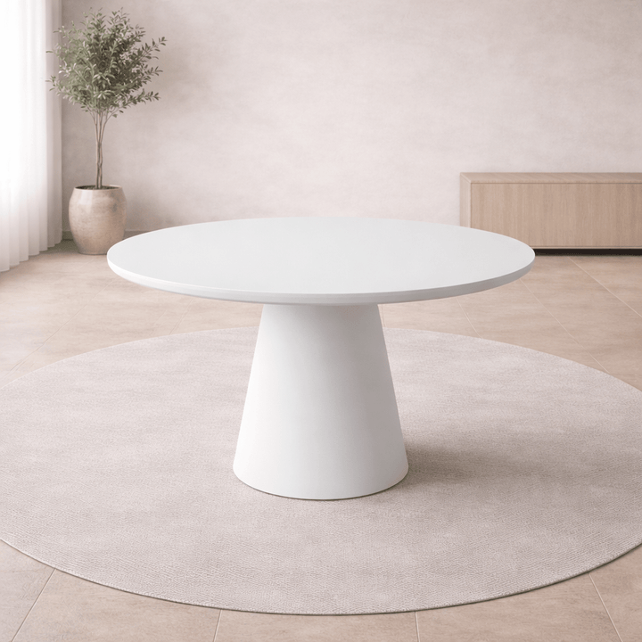 EETTAFEL TAVIRA ROND - Wow Home Cement 120Ø