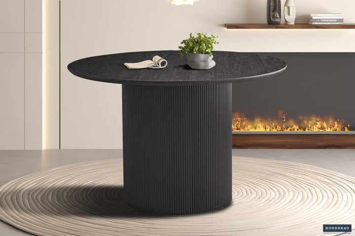 TAFEL LAGOS ROND 120Ø - Wow Home Donkerbruin 120 DIA Rond