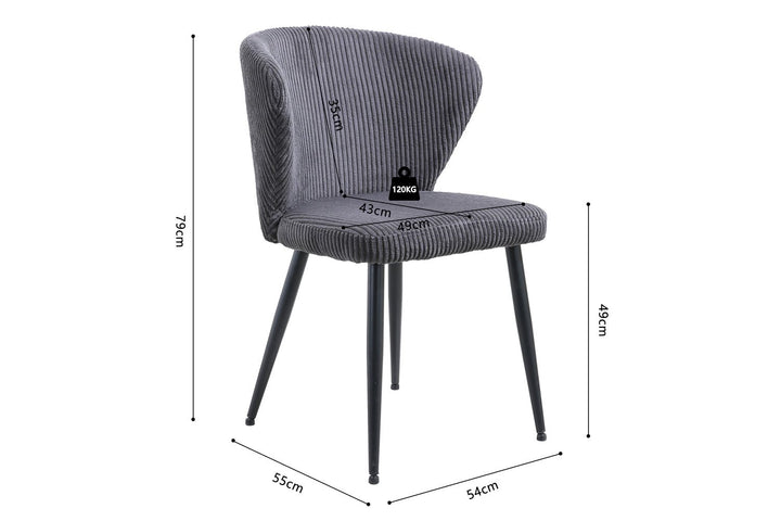 STOEL TORNADO - Wow Home Donkerbruin