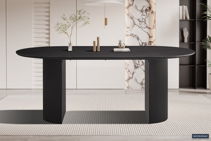 TAFEL LAGOS - Wow Home Donkerbruin 200 CM
