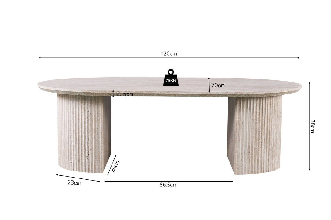SALONTAFEL LAGOS - Wow Home Eik 120x70