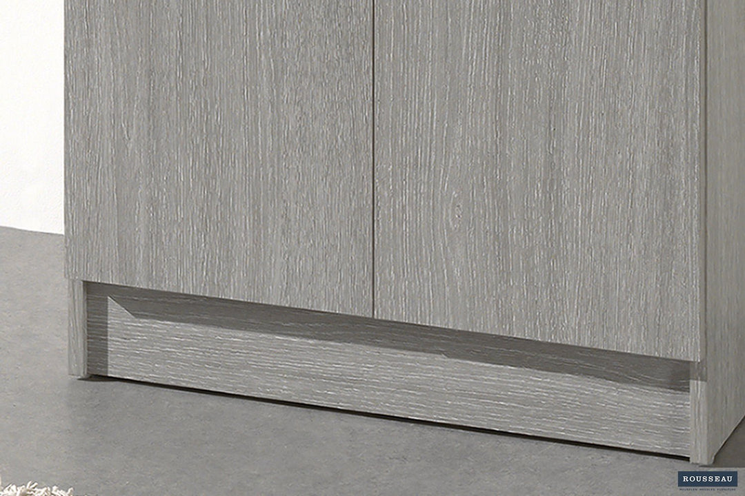 OPBERGKAST RAY 2 DEUREN - Wow Home Grijs 60x180 cm