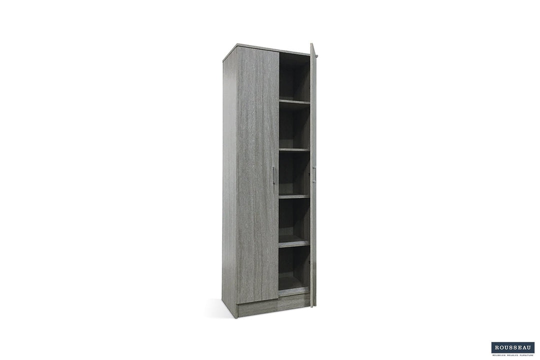 OPBERGKAST RAY 2 DEUREN - Wow Home Grijs 60x180 cm