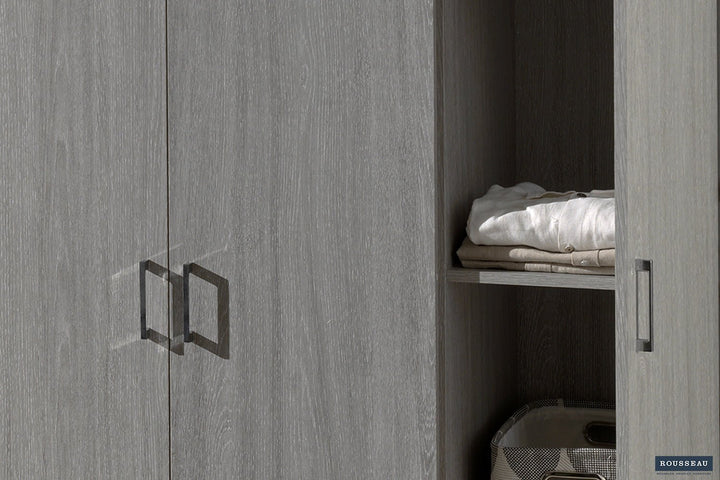 KLEDINGKAST RAY 3 DEUREN - Wow Home Grijs 117.5x180 cm