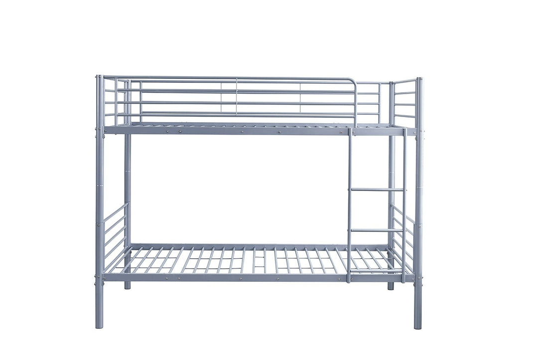 STAPELBED SAMMY SPLITSBAAR METAAL GRIJS - Wow Home Grijs 90x200