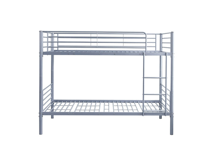 STAPELBED SAMMY SPLITSBAAR METAAL GRIJS - Wow Home Grijs 90x200