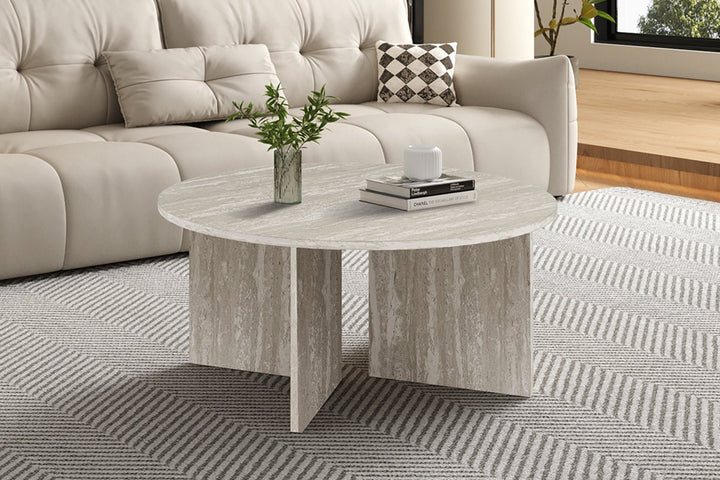 SALONTAFEL DRASIR - Wow Home Grijs 90 DIA Rond