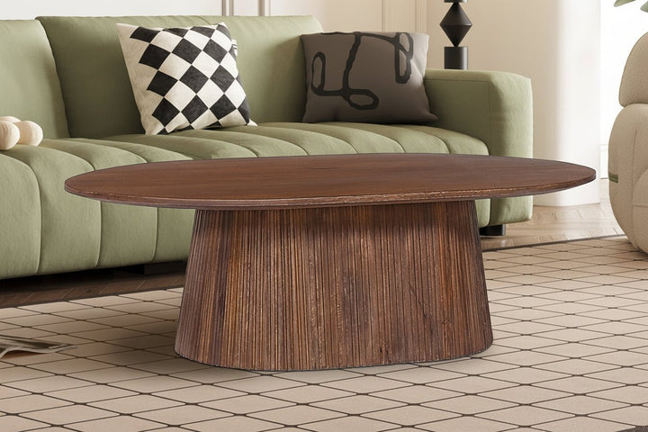 SALONTAFEL MIGUEL - Wow Home Lichtbruin 120 DIA Rond