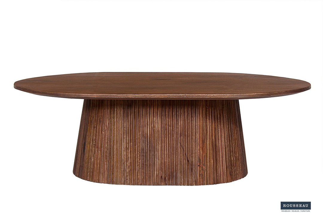 SALONTAFEL MIGUEL - Wow Home Lichtbruin 120 DIA Rond