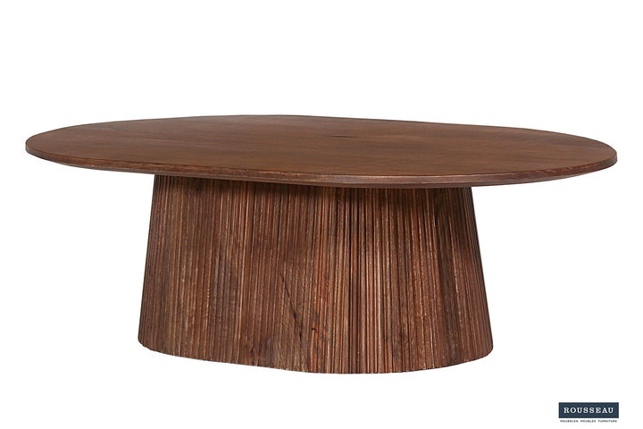 SALONTAFEL MIGUEL - Wow Home Lichtbruin 120 DIA Rond