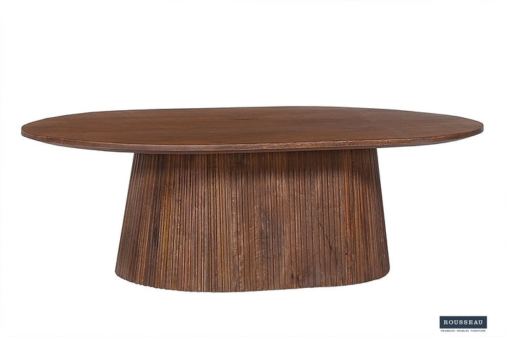 SALONTAFEL MIGUEL - Wow Home Lichtbruin 120 DIA Rond