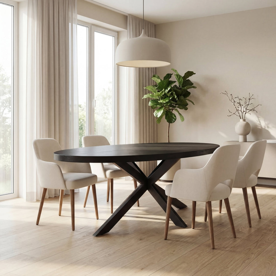 EETTAFEL ALEXIA - Wow Home Mango 200x100cm