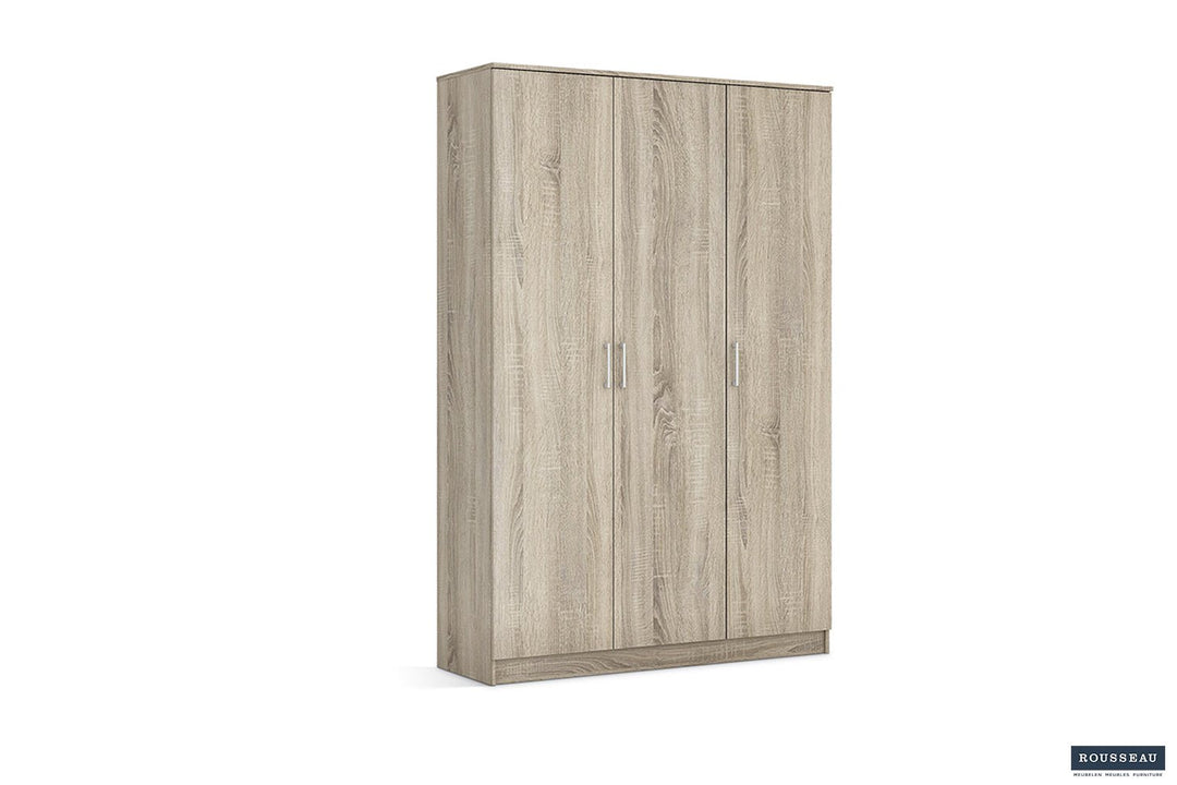 KLEDINGKAST RAY 3 DEUREN - Wow Home sonoma 117.5x180 cm