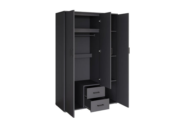 KLEDINGKAST MARC DONKERGRIJS - Wow Home sonoma 80x185 cm