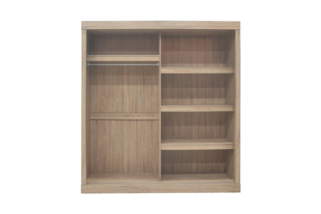 KLEDINGKAST MIKE SCHUIFDEUREN & SPIEGEL - Wow Home sonoma 182.2x197.2 cm