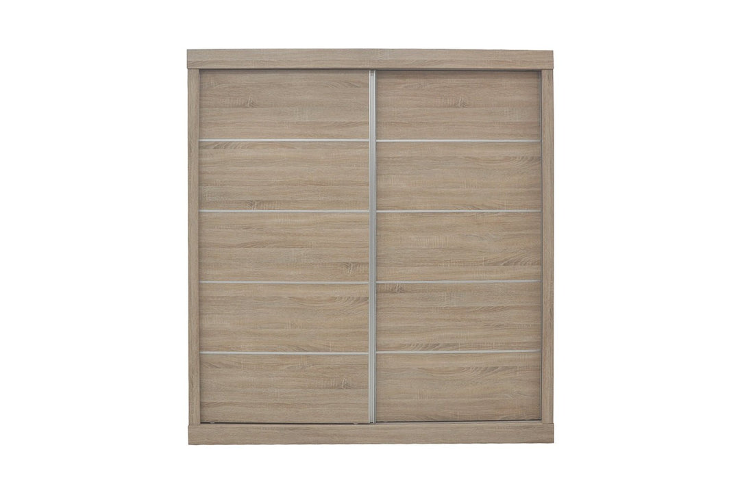 KLEDINGKAST MIKE SCHIJFDEUREN SONOMA - Wow Home sonoma 182.5x197.2 cm