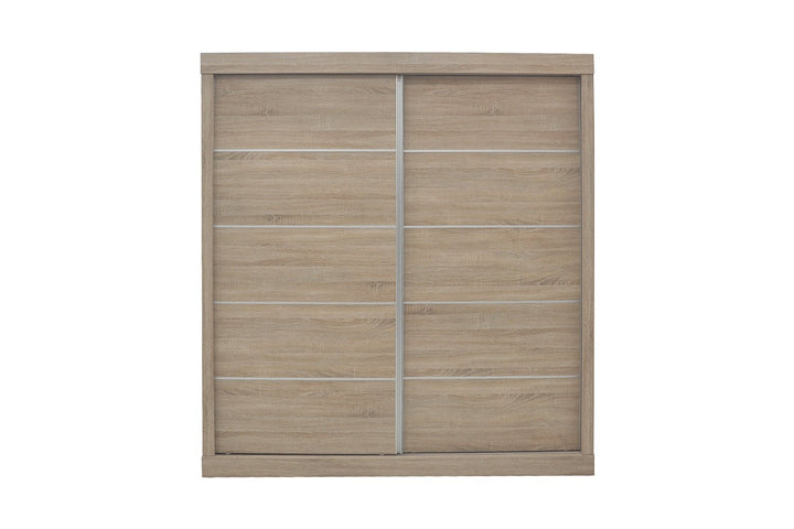 KLEDINGKAST MIKE SCHIJFDEUREN SONOMA - Wow Home sonoma 182.5x197.2 cm