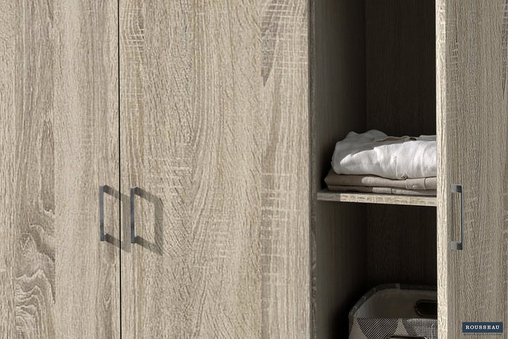 KLEDINGKAST RAY 3 DEUREN - Wow Home sonoma 117.5x180 cm