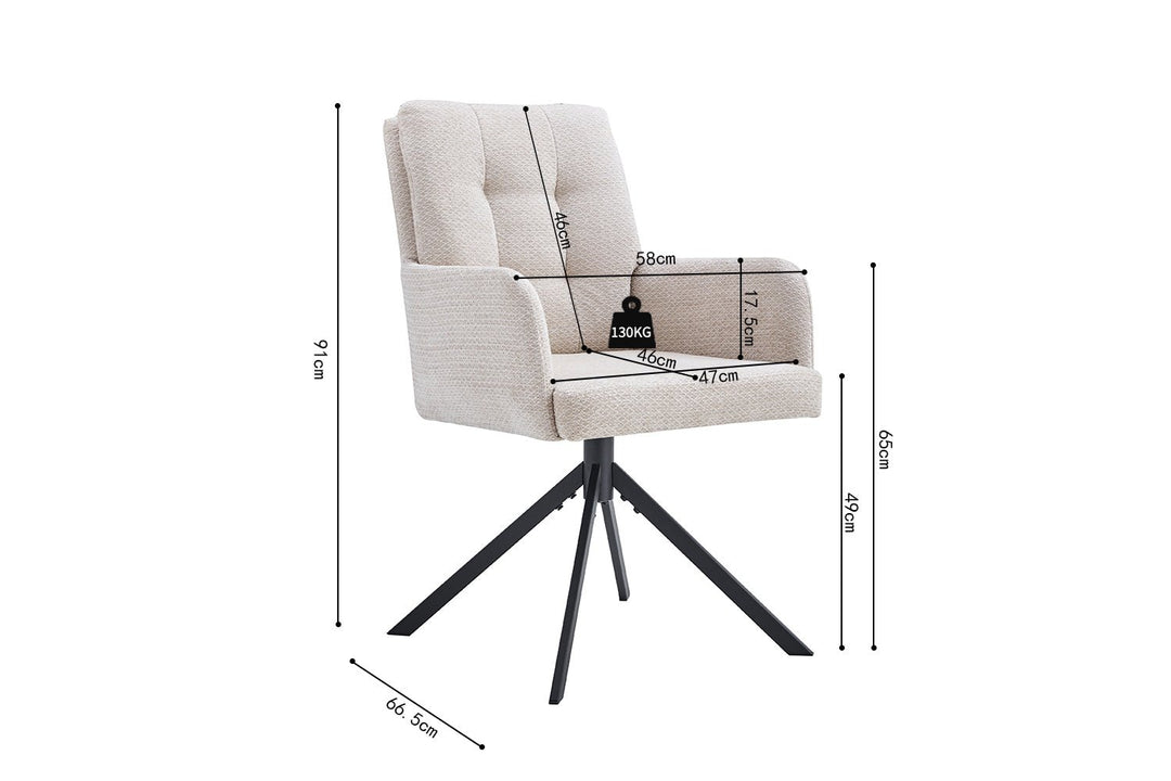 STOEL GRANA - Wow Home Taupe