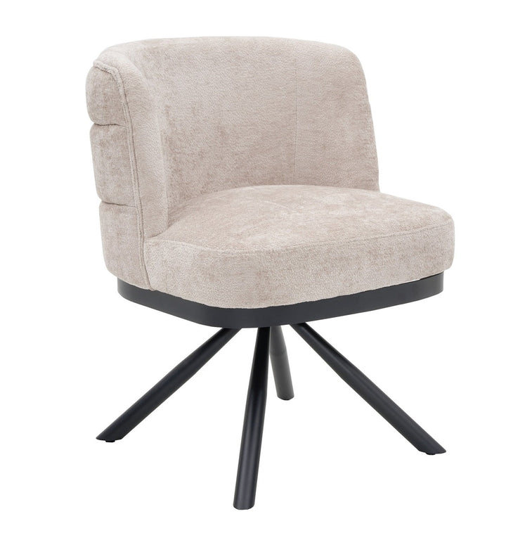 CORFU STOEL - Wow Home Taupe zwart