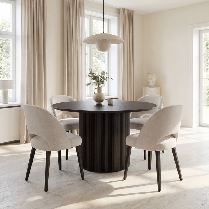 TAFEL LAGOS ROND 120Ø - Wow Home Travetin 120 DIA Rond