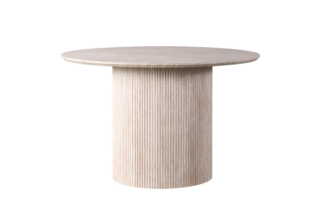TAFEL LAGOS ROND 120Ø - Wow Home Travetin 120 DIA Rond