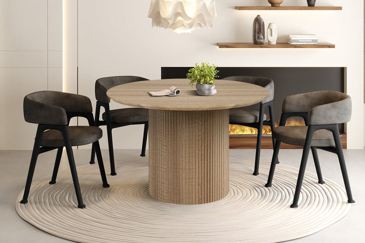TAFEL LAGOS ROND 120Ø - Wow Home Travetin 120 DIA Rond
